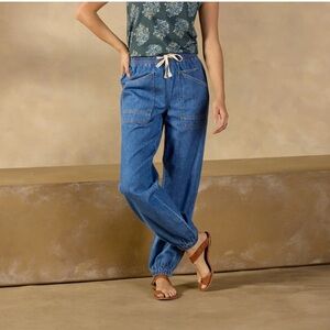 Sundance Nyla Denim Joggers Size XS NWT